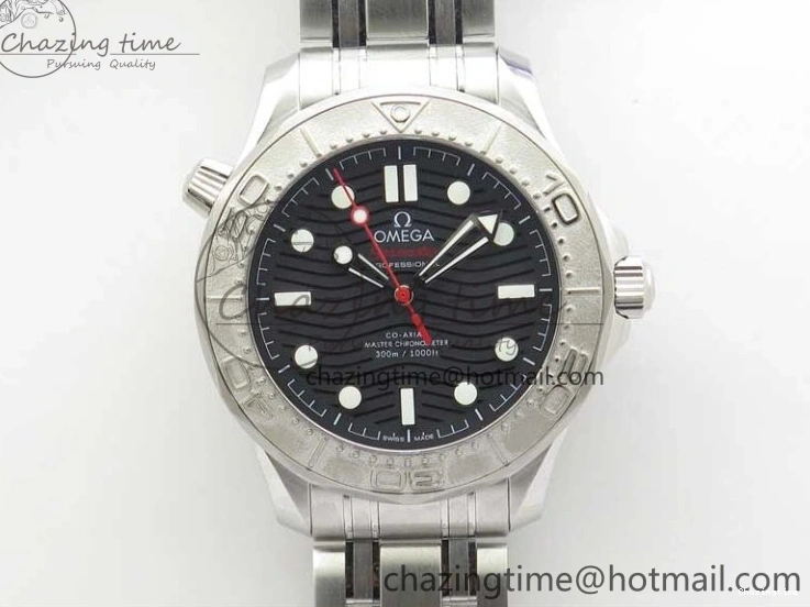 1227 Snug Seamaster Diver 300M Nekton VSF 1:1 Best Edition Black Dial on SS Bracelet A 7888